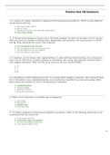 Practice Hesi OB Questions