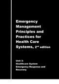 Emergency Management Principles and Practices for Health Care Systems&comma; 2nd edition