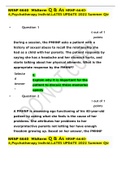 NRNP 6640   MIdterm Q & As NRNP-6640-4&comma;Psychotherapy Individ&period;LATES UPDATE 2022 Summer Qtr