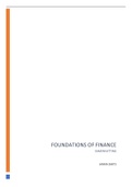 Samenvatting: Foundations of finance (Finance 2) 