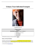 Sepsis-UNFOLDING Reasoning Urinary Tract Infection/Urosepsis Jean Kelly, 82 years old