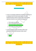 ATI Proctored 2022&sol;2023 STUDY GUIDE BEST EXAM SOLUTION GUARANTEED SUCCESS SOLVED AND GRADED A&plus;