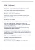 NSG 511 Exam 3 Questions and Answers 100&percnt; Solved