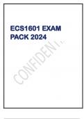 Exam &lpar;elaborations&rpar; ECS1601
