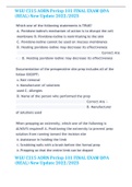 WGU C215 AORN Periop 101 FINAL EXAM Q&A &lpar;REAL&rpar; New Update 2022&sol;2023