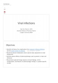 Pharmacotherapy of Viral Infections