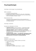 Samenvatting psychopathologie 1&period;1 