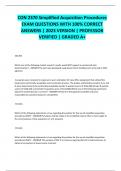 CON 2370 Simplified Acquisition Procedures EXAM QUESTIONS WITH 100&percnt; CORRECT ANSWERS &vert; 2023 VERSION &vert; PROFESSOR VERIFIED &vert; GRADED A&plus;  