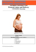 NURSING 211Abruption Placentae with Preterm Labor and Delivery Unfolding Reasoning&comma;100&percnt; CORRECT