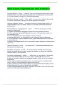 BSG Exam 3 Questions and Answers