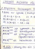 Lineare Algebra 1 und 2 Kurzzusammenfassung KIT Karlsruhe 2020/21