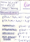 Lineare Algebra 2 Zusammenfassung KIT Karlsruhe 2021