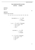 Exam (elaborations) STA1501 - Descriptive Statistics And Probability (STA1501) 