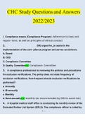 Certified Healthcare Constructor Study Questions 2022/2023 | Consisting Of 75 Questions With Verified Answers From Experts