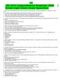 ATI  PN VATI Comprehensive Predictor 2020&Tab; Green Light Exam Study Questions