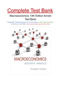 Test Bank for Macroeconomics, 13th Edition, Roger A. Arnold, (Ch1-24) ISBN-10: 1337617393, ISBN-13: 9781337617390