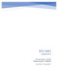 BTE2601 - Ass 4