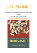 Theory Practice and Trends in Human Services 6th Edition Neukrug Test Bank with Question and Answers, From Chapter 1 to 12