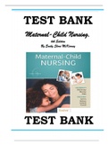 Test Bank For Maternal-Child Nursing 6th Edition by Emily Slone McKinney Chapter 1-55| Complete Guide A+