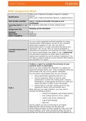 Essay Unit 2 b - Practical Scientific Procedures and Techniques  