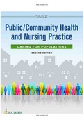 Public Community Health and Nursing Practice 2nd ED Savage Test Bank