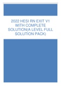 2022 HESI RN EXIT V1 WITH COMPLETE SOLUTION &lpar;1&rpar;