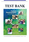 TEST BANK FOR HUMAN DEVELOPMENT: A LIFE-SPAN VIEW 8TH EDITION ROBERT V. KAIL JOHN C. CAVANAUGH ISBN-10: 1337554839, ISBN-13: 9781337554831