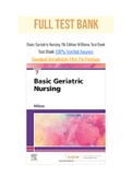 Basic Geriatric Nursing 7th Edition Williams Test Bank with Question and Answers&comma; From Chapter 1 to 20
