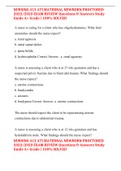 NURSING 412 ATI MATERNAL NEWBORN PROCTORED 2022&sol;2023 EXAM REVIEW Questions & Answers Study Guide A&plus; Grade &vert; 100&percnt; SOLVED 