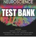 Neuroscience 6th Edition Test Bank by Purves | 100% Correct Answers | 34 Chapters