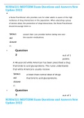 NURS6521 MIDTERM Exam Questions and Answers New Update 2022