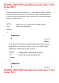 NURS6521 MIDTERM Exam Questions and Answers New Update 2022