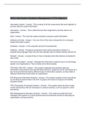 WGU Information Systems Management C724 Module 1