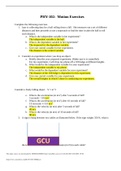 PHY-102&colon; Motion Exercises