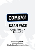 COM3701 - EXAM PACK (2022) 