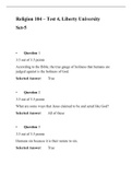 RLGN 104 - Test 4 &lpar;Version 5&rpar;&comma; Recent Solutions&comma; Liberty University