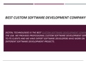 No&period;1 Custom Software Development Company in the USA&comma; UK - Dezital