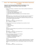 Complete Test Bank Kinn&rsquo;s The Clinical Medical Assistant 14th Edition Niedzwiecki  Questions & Answers with rationales &lpar;Chapter 1-35&rpar;