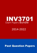 INV3701 EXAM PACK 2023
