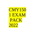 CMY1501 EXAM PACK 2022