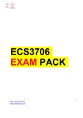 ECS3706 EXAM PACK 2022