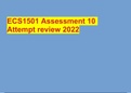 ECS1501 Assessment 10 Attempt review 2022