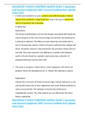 ADVANCED P MN551 MIDTERM SAMPLE EXAM 1 Questions and Answers Explained 100&percnt; Correct&sol;Certified New Update 2022&sol;2023
