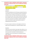 ADVANCED P MN551 MIDTERM SAMPLE EXAM 1 Questions and Answers Explained 100&percnt; Correct&sol;Certified New Update 2022&sol;2023