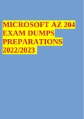 MICROSOFT AZ 204 EXAM DUMPS PREPARATIONS 2022/2023