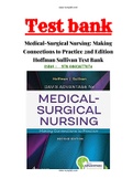 TEST BANK FOR Davis Advantage for Medical-Surgical Nursing Making Connections to Practice 2nd Edition by Janice J. Hoffman, Nancy J. Sullivan Chapter 1-71| ISBN: 9780803677074