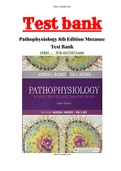 Pathophysiology 8th Edition Mccance Test Bank &vert;50 Chapter &vert; Test bank &vert;Complete Guide A&plus;