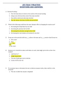 ATI TEAS 7 PRACTICE  QUESTIONS AND ANSWERS&period;