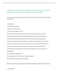 Chapter 04 Communication and Physical Assessment of the Child and Family Hockenberry Wong's Essentials of Pediatric Nursing&comma; 10th Edition
