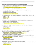 ATI MATERNAL NEWBORN PROCTORED FINAL EXAM 2022 - GUIDE